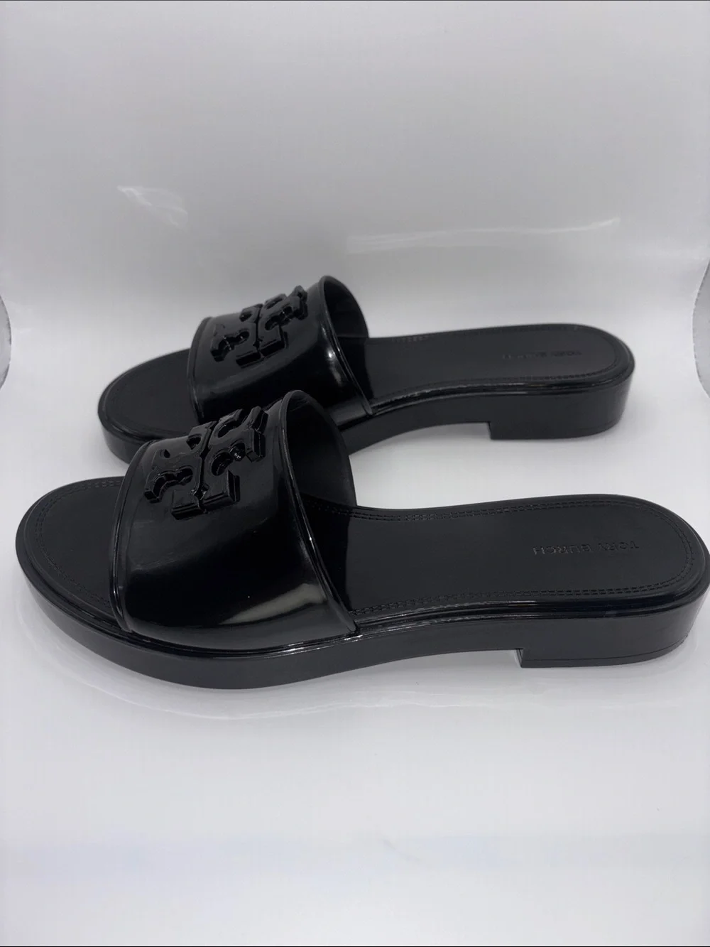 Tory Burch Jelly Black Slide Sandals
